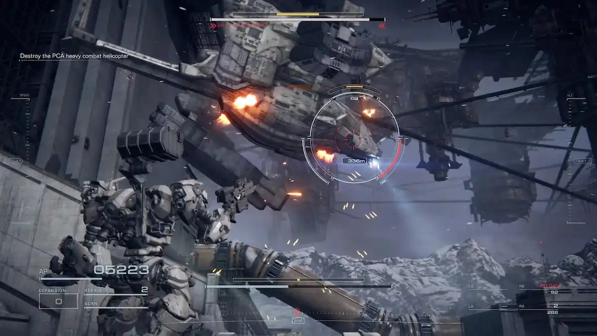 How To Beat The First Helicopter Boss In Armored Core 6 Ac6 