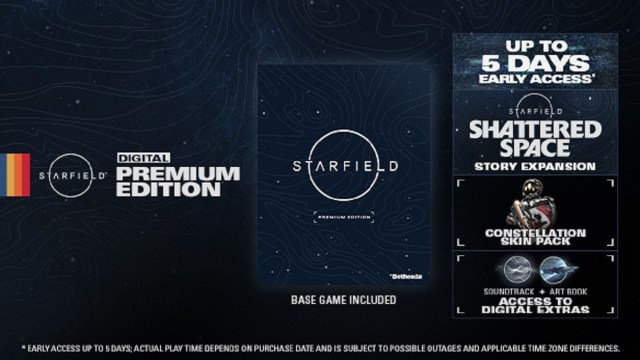 What's included in the Starfield Premium Edition?