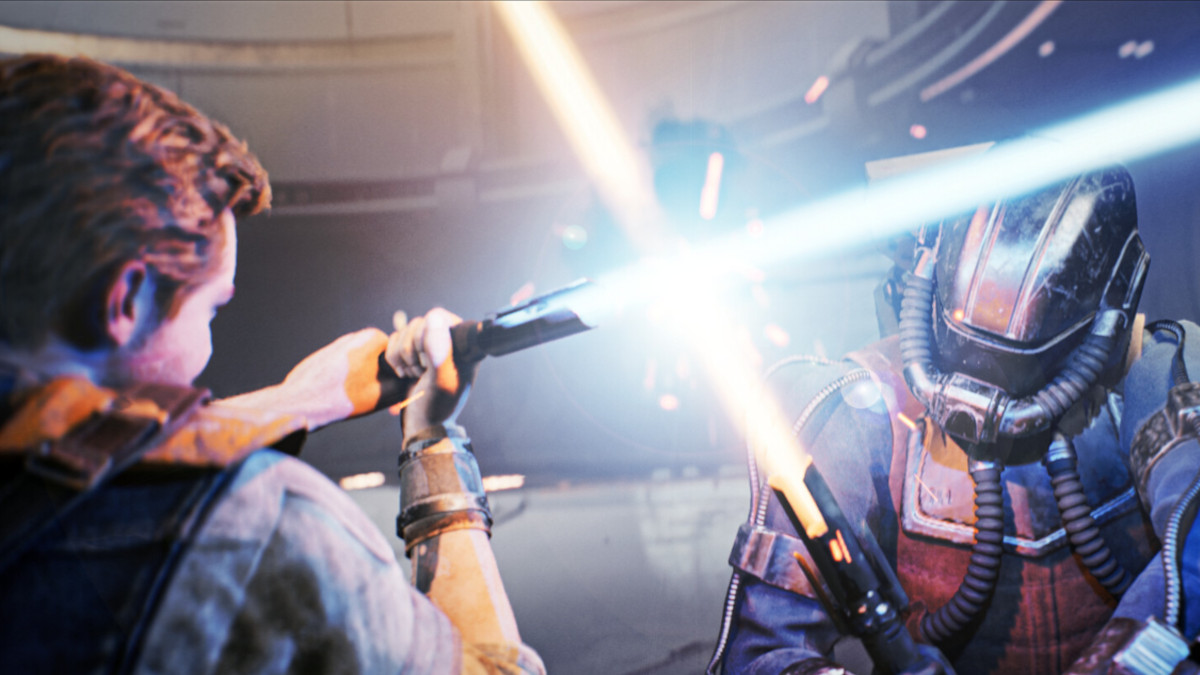 Lichtschwertkampf in Star Wars Jedi: Survivor.