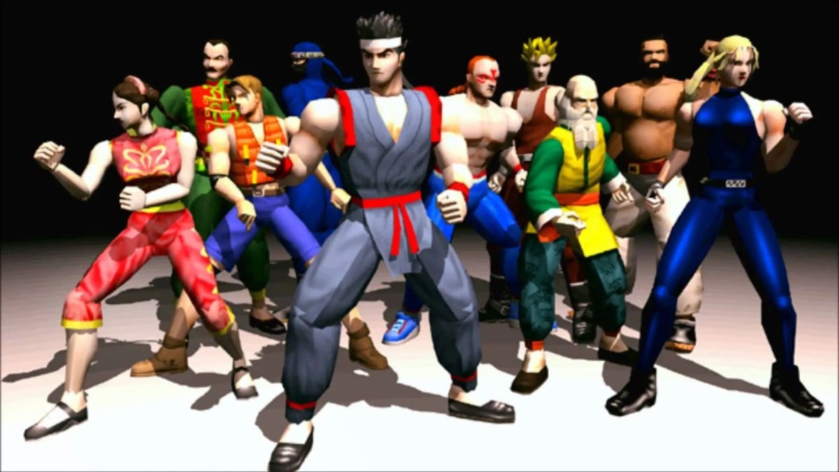 The Virtua Fighter 2 Roster