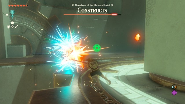 fighting constructs in jojon shrine