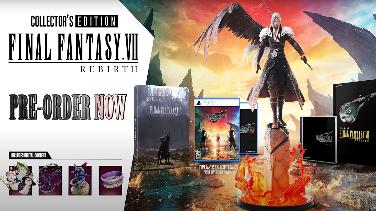 Final Fantasy VII: Rebirth collector's edition has a cool Sephiroth statue,  but it ain't cheap – Destructoid