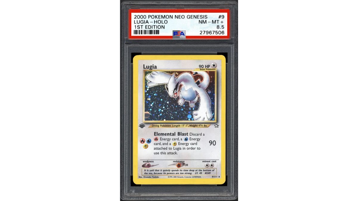 lugia first edition neo genesis rarest pokemon cards