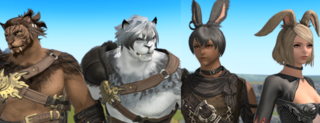 Nuevos peinados de Hrothgar y Viera en la actualización Growing Light FFXIV