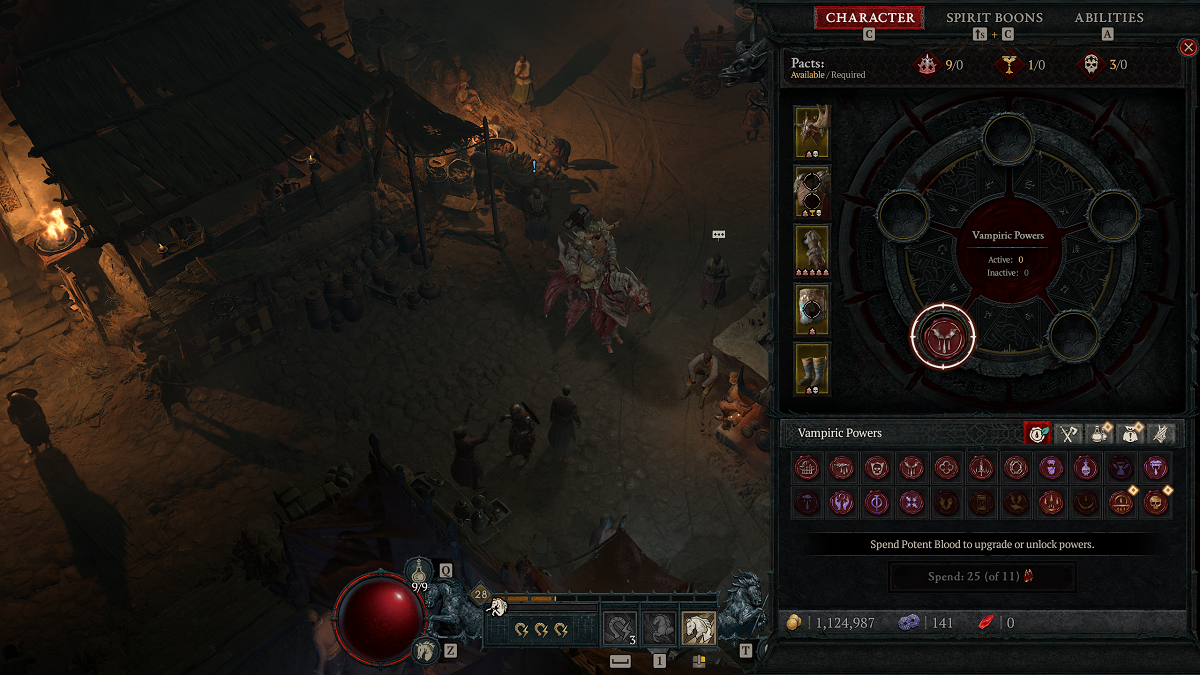 How To Equip Vampiric Powers In Diablo 4 Season 2