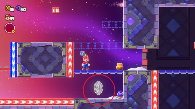 Color Switch Dungeon all secrets in Super Mario Bros. Wonder