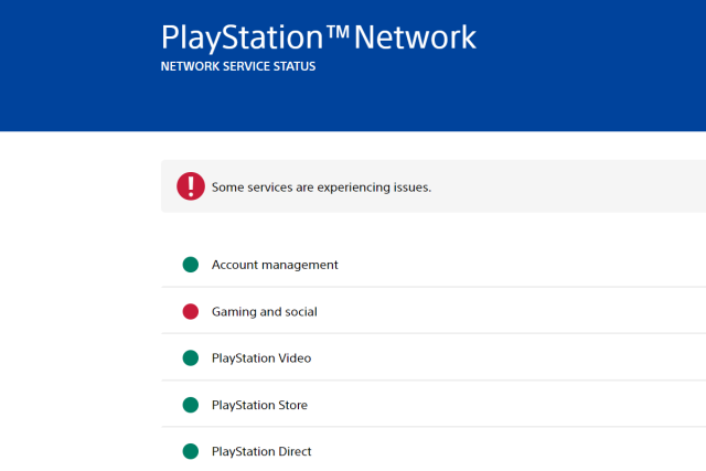 Are the Sony PlayStation Servers Down?