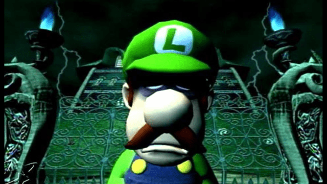 Luigi's Mansion cut game over screen