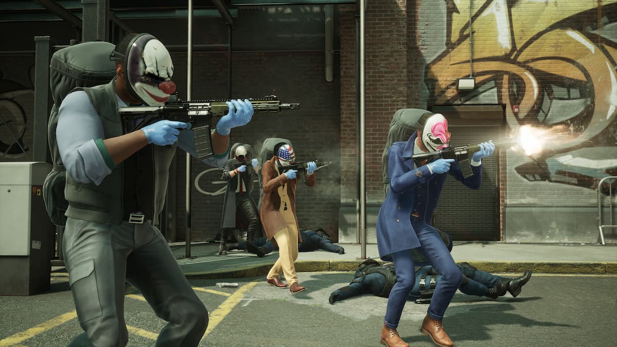 Payday 3 shooting in the streets