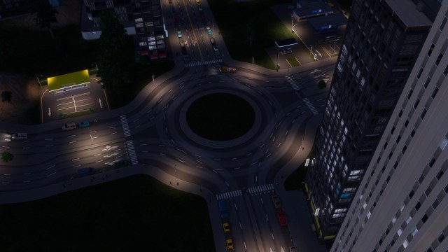 Cities Skylines Roundabout