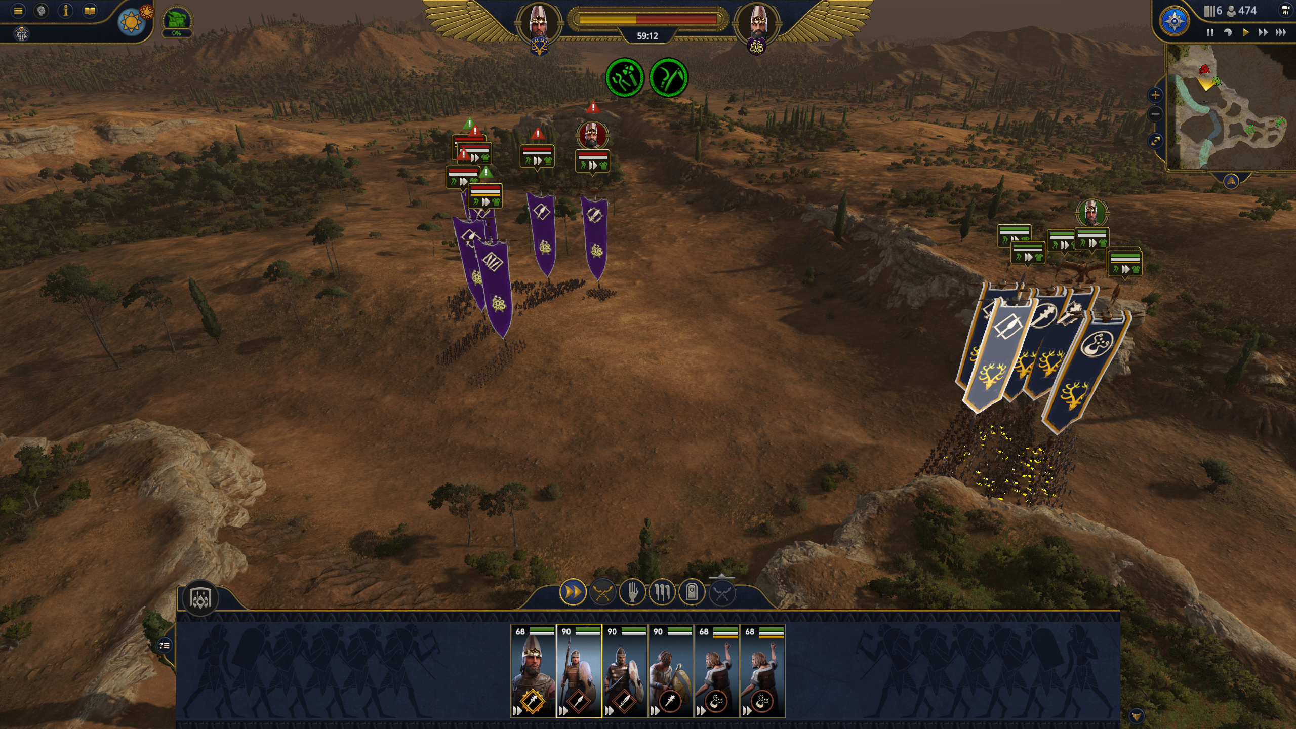 Total War: Pharaoh armies