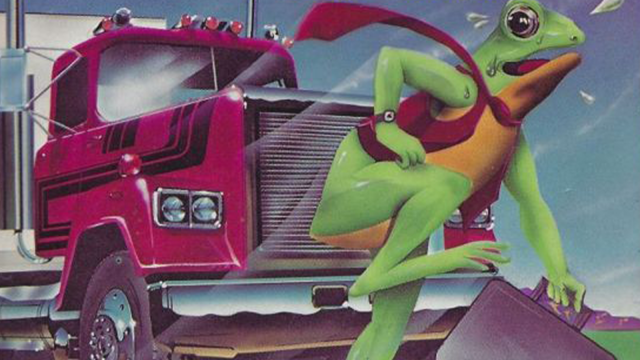 Obras de arte originales de Frogger.