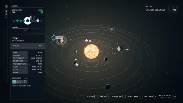 Nova Galactic ship parts Starfield star system sol