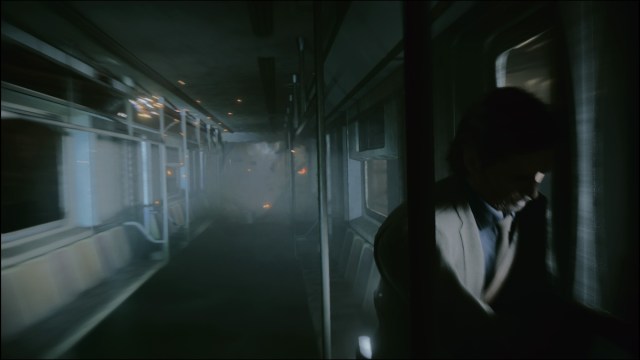 Train chase scene Alan Wake 2.