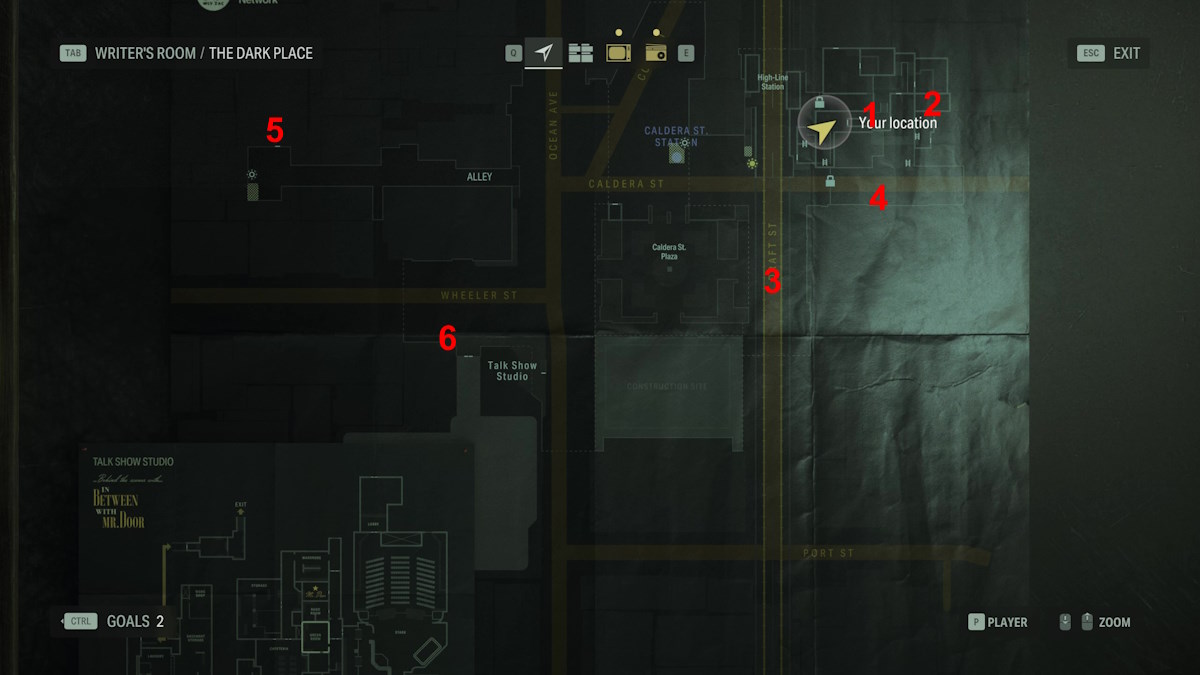 All Words of Power locations in Alan Wake 2