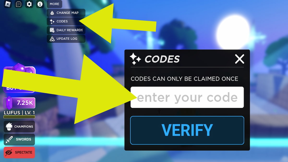How to redeem codes in Death Ball 2 1