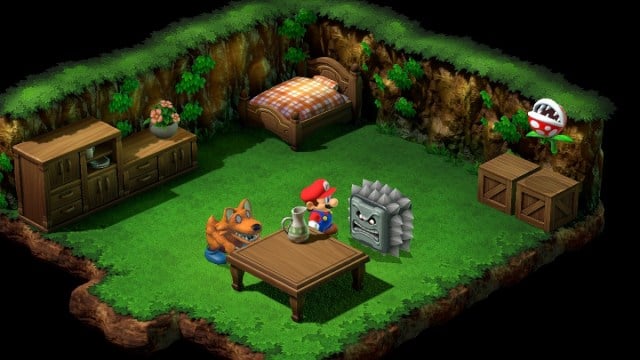 Super Mario RPG Thwomp Monstro Town Temple Key