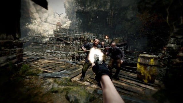 Resident Evil 4 VR mode. 