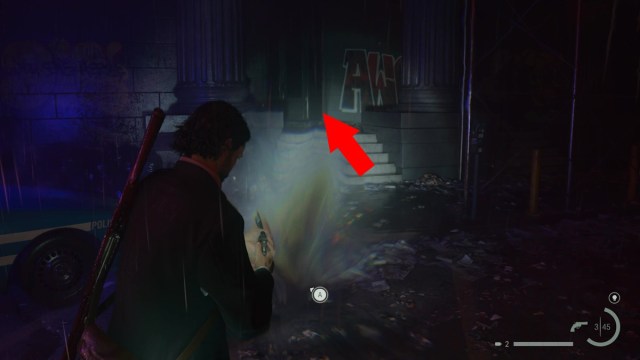 Alan Wake 2 - Initiation 2: Casey walkthrough word past police car