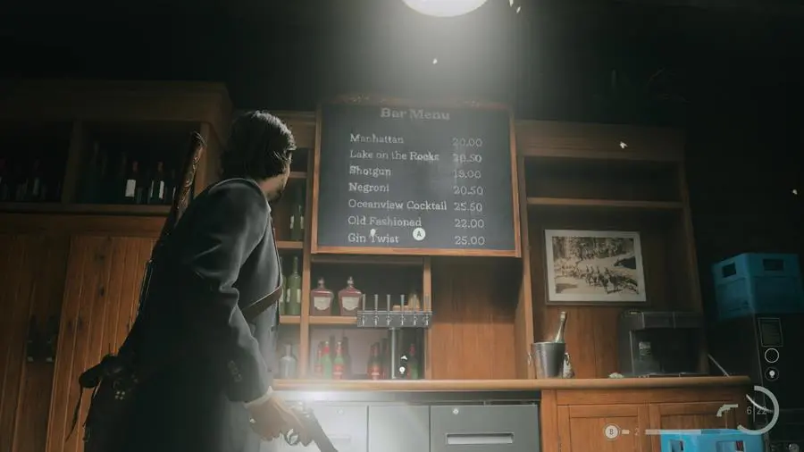 Alan Wake 2 – Initiation 5: Room 665 walkthrough bar menu