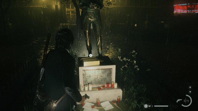 Alan Wake 2 – Initiation 9: Gone walkthrough alice statue in the plaza