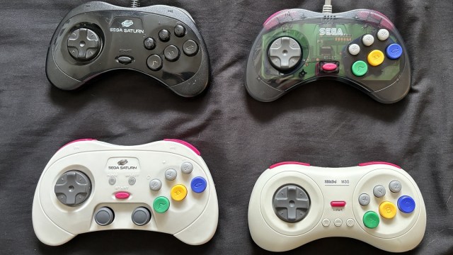 Retro-Bit Sega Saturn Pro Controller comparison