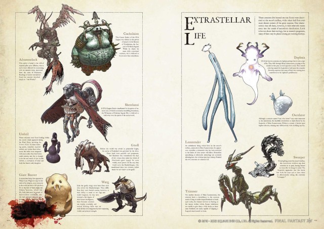 Final fantasy XIV 14 The art book FF14 Square enix Encyclopaedia Eorzea