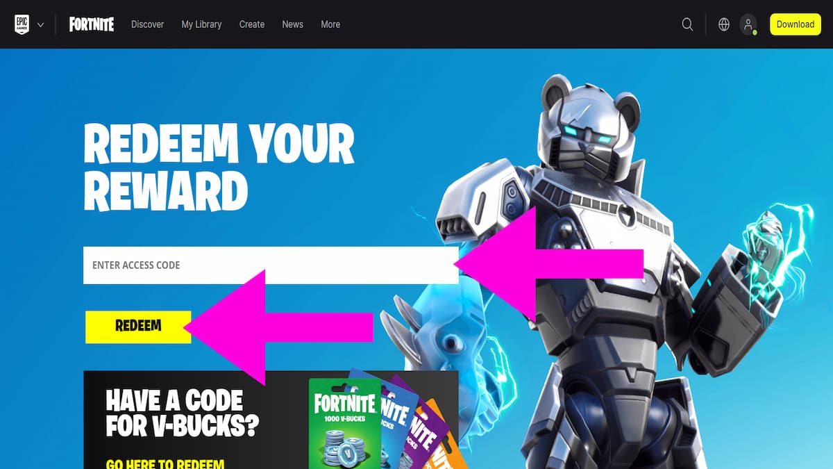 How To Redeem Codes For Fortnite 
