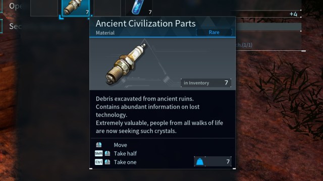Ancient Civilization Parts in Palworld name update for xbox