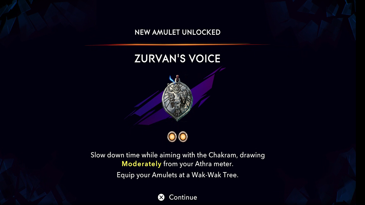 Prince of Persia: The Lost Crown how to get Zurvan's Voice Amulet