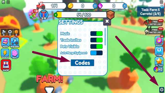 How to redeem codes in Farmer Simulator