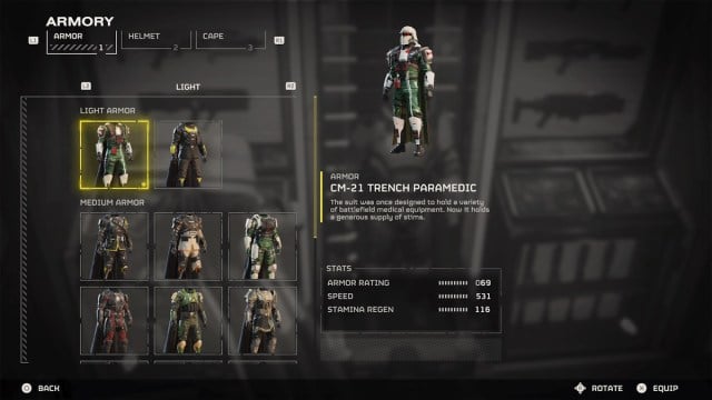 Helldivers 2 How to heal your teammates the best armor for healing in the game - Trench Paramedic