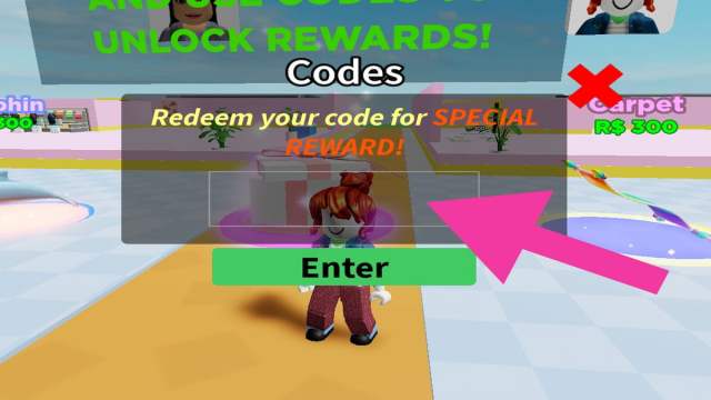 How to redeem codes in Makeup Rush