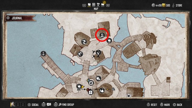 Skull and Bones Refinery where on the map