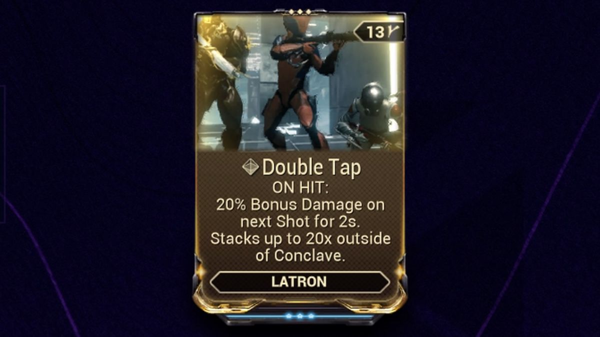 How to get Double Tap in Warframe