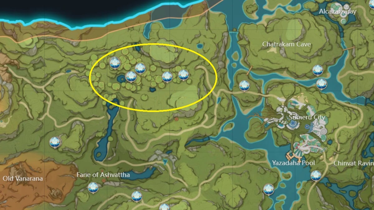 Whopperflower location in Genshin Impact