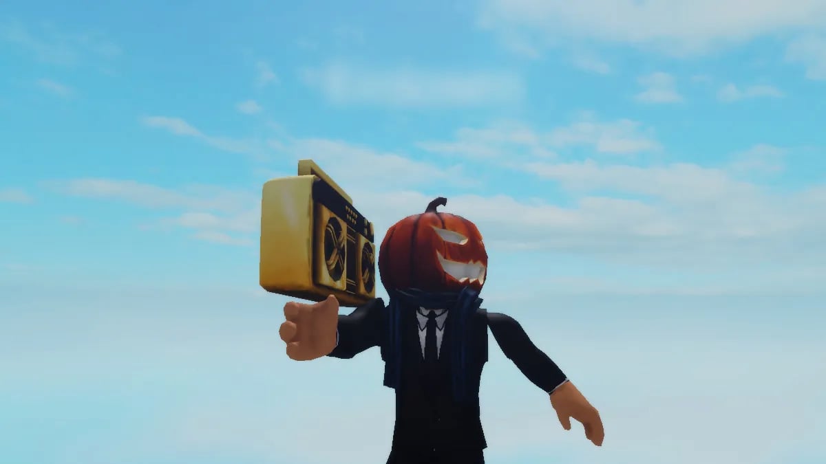 Roblox Jack o Lantern Boombox