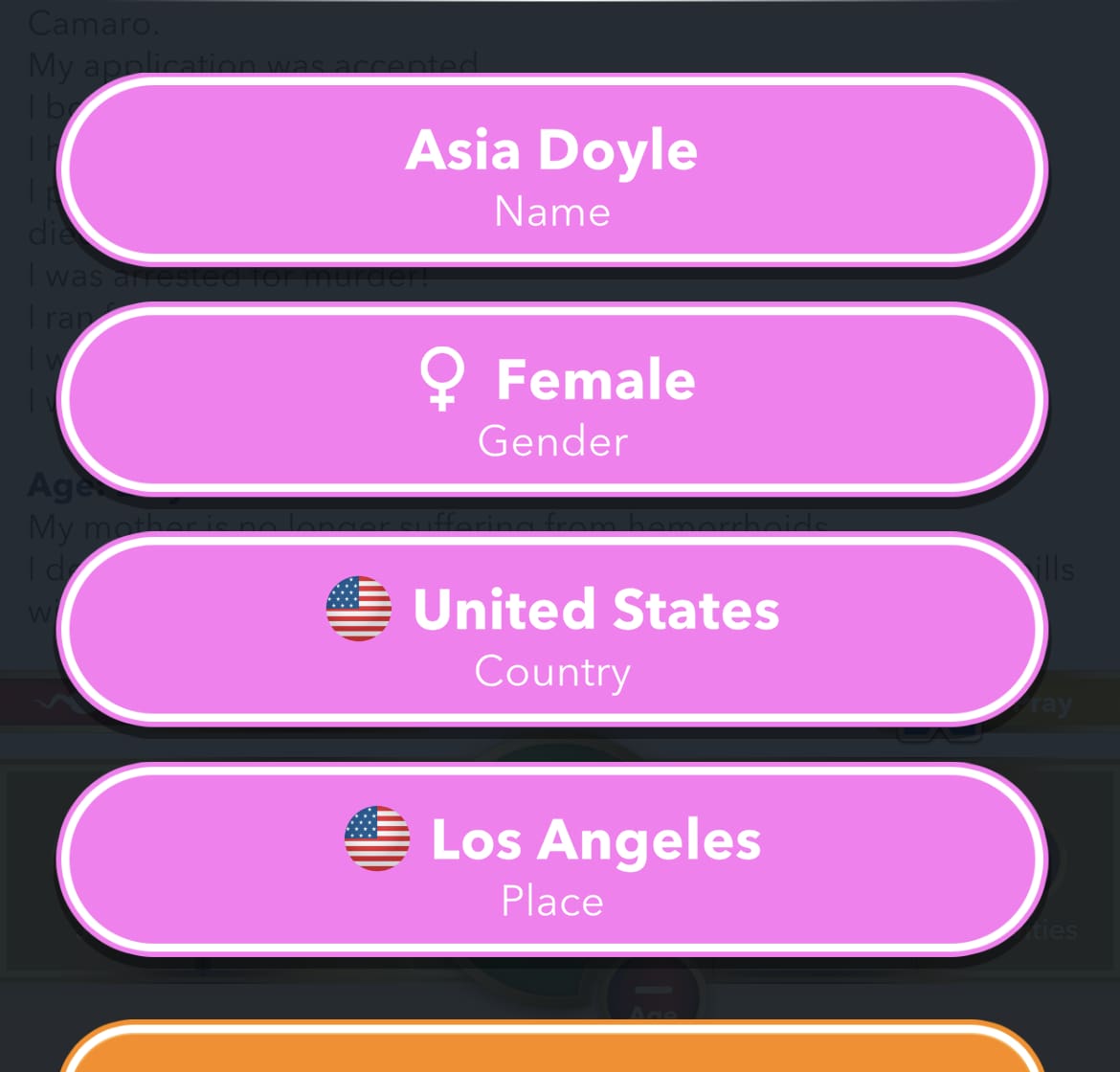 BitLife Simpler Life challenge California starting location