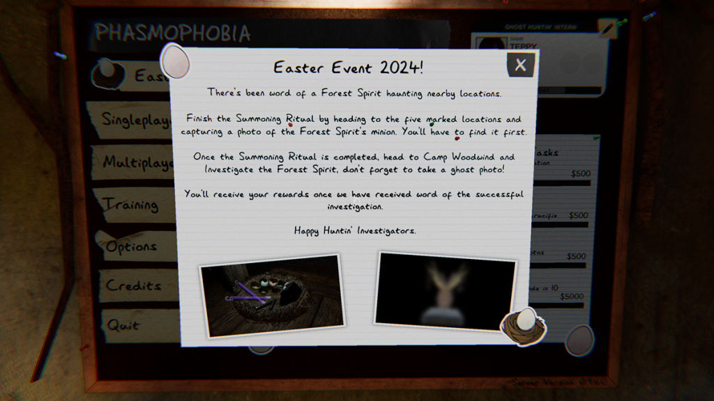 Phasmophobia Easter Event 2024 Where to find all Forest Spirit Minions