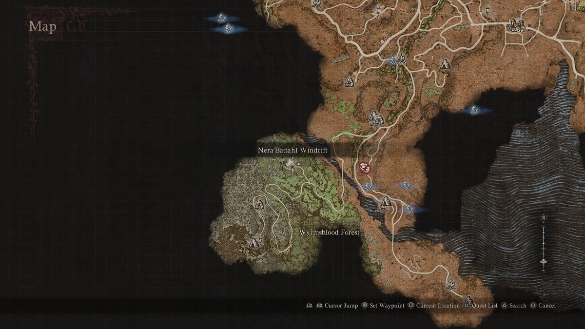 Dragon's Dogma location of Medusa