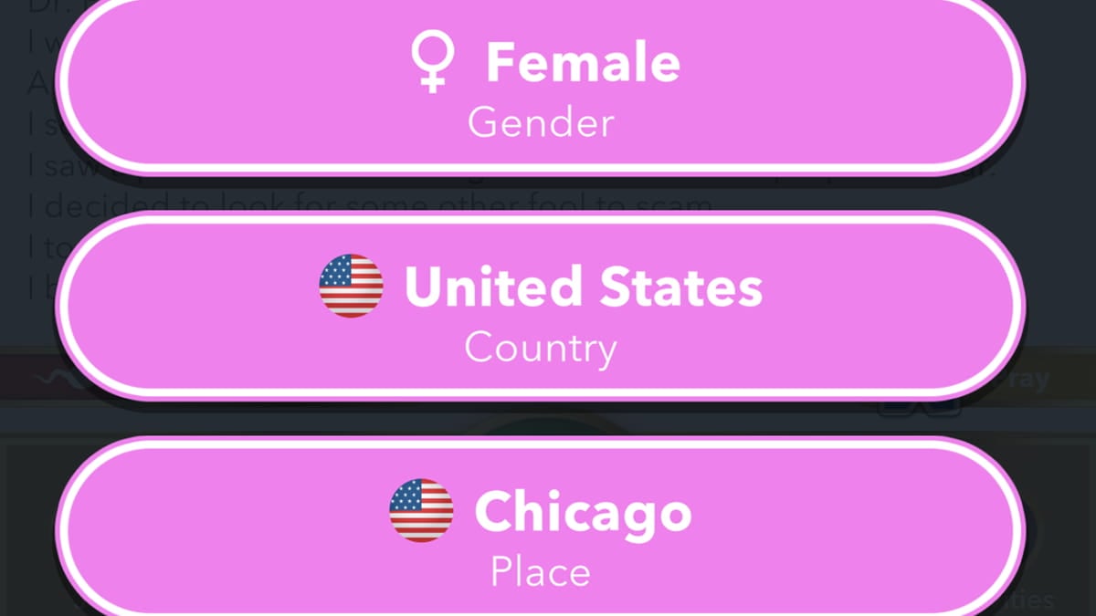 BitLife born a female in Illinois