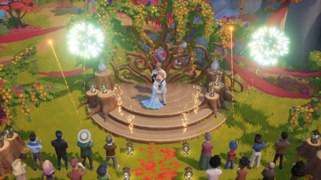A wedding in Coral Island