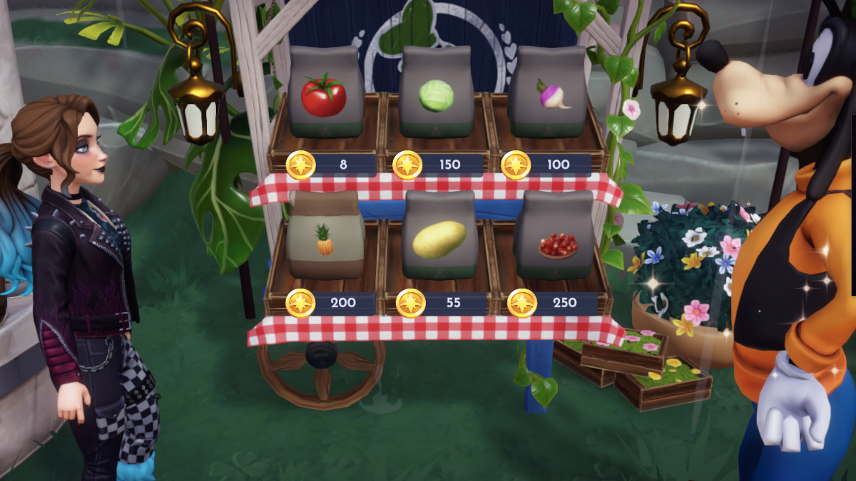 Goofy's Stall in Wild Tangle in Disney Dreamlight Valley