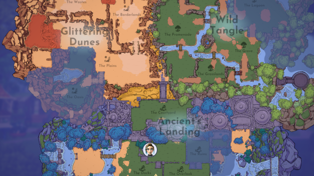 Map of Eternity Isle in Disney Dreamlight Valley