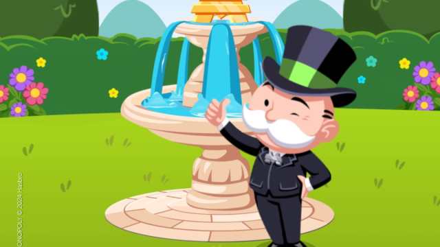 Monopoly GO fountain partners event leftover coins