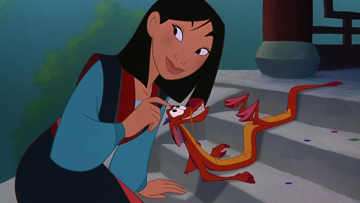 Mulan and Mushu