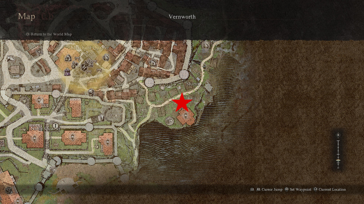 Sebastian's look-a-like location in Dragon's Dogma 2