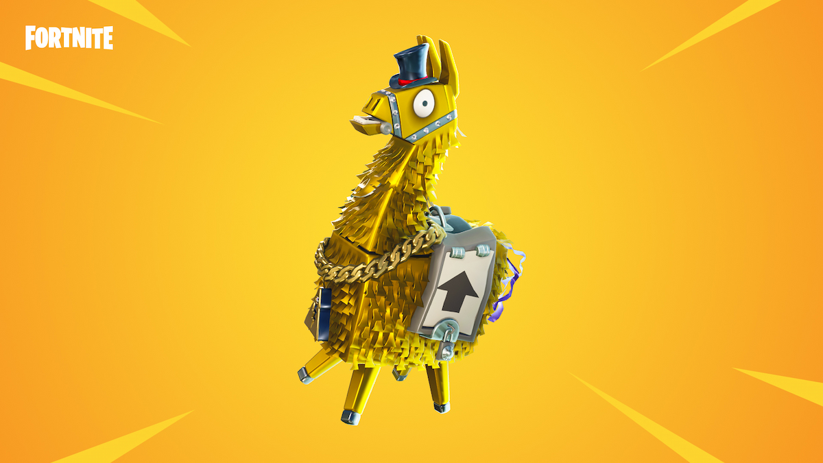 Legendary Troll Stash Llama reward in Fortnite