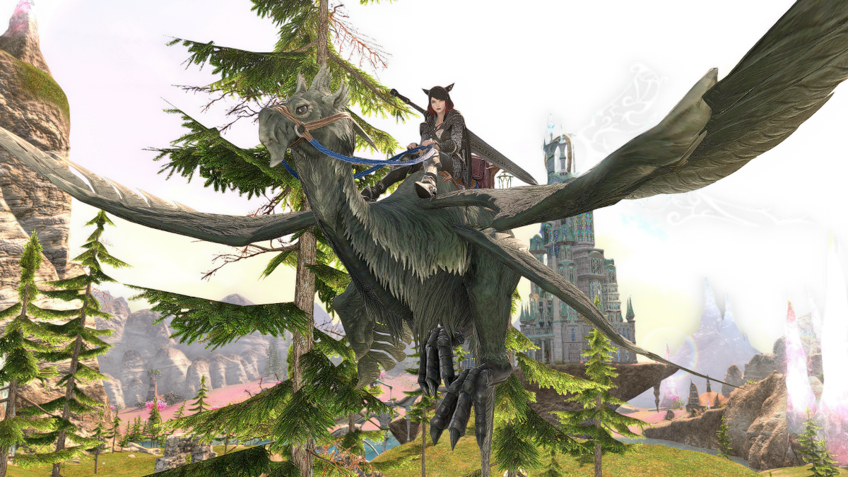 Amaro mount in Final Fantasy XIV