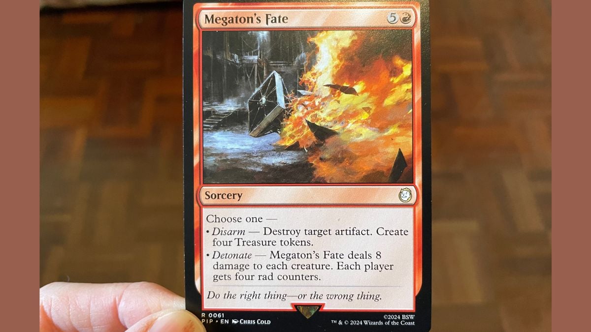 megatons fate magic the gathering universes beyond fallout